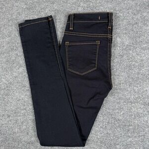 Flying Monkey Jeans Womens 24 Dark Wash Skinny Stretch Denim Made in USA LT400N